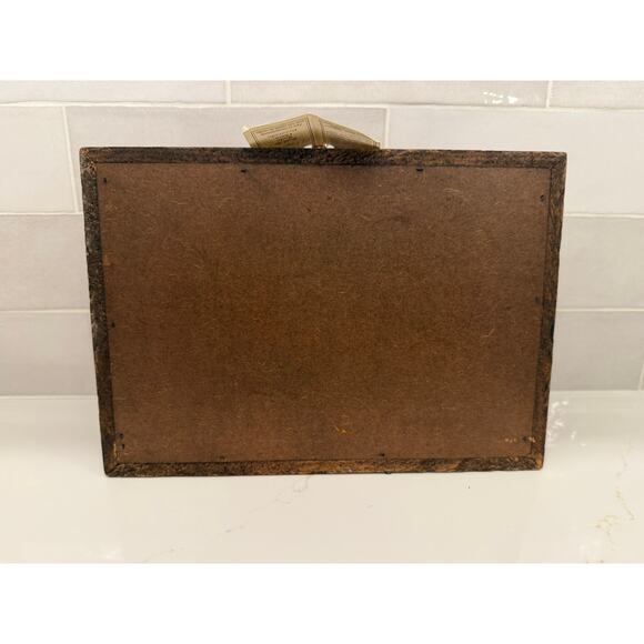 Vintage Antique Unused‎ El Viego Arte Art Mexico Carved Wood Trinket Jewelry Box - Picture 10 of 10